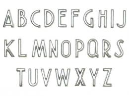 STAINLESS STEEL MODERN CHARACTER LETTERS